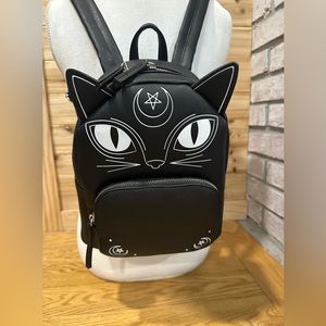 Brand New-Never Used Halloween Black Cat Backpack